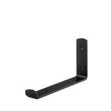 Load image into Gallery viewer, 2" Wide Metal Wrought Iron J Bracket for Wall Shelves, Open Shelving, Kitchen Shelves, Heavy duty wall hooks.