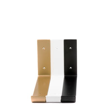 Load image into Gallery viewer, 2" Wide Metal Wrought Iron J Bracket for Wall Shelves, Open Shelving, Kitchen Shelves, Heavy duty wall hooks.