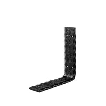 Load image into Gallery viewer, 2" Wide Metal Wrought Iron L Bracket with Grapevine embossment. Shelf bracket, floating wall shelf, open kitchen & pantry shelving, bathroom shelves.