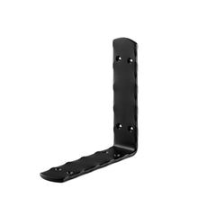 Load image into Gallery viewer, 2" Wide Metal Wrought Iron L Bracket. Shelf bracket, floating wall shelf, open kitchen & pantry shelving, bathroom shelves.