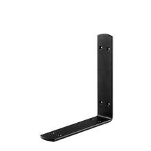 Load image into Gallery viewer, 2" Wide Metal Wrought Iron L Bracket. Shelf bracket, floating wall shelf, open kitchen & pantry shelving, bathroom shelves.