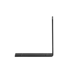 Load image into Gallery viewer, 2" Wide Metal Wrought Iron L Bracket. Shelf bracket, floating wall shelf, open kitchen & pantry shelving, bathroom shelves.