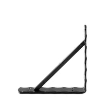 Load image into Gallery viewer, 2" Wide Wrought Iron Metal Corbel Wall Bracket for Floating Wall Shelves, Open Kitchen Shelving, Countertop Supports, Floating Desk, Floating Bar, Mantel Bracket.