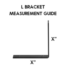 Load image into Gallery viewer, 3" Wide L Bracket - Round Ends