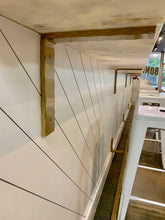 Load image into Gallery viewer, 2" Wide Heavy Duty Edge Hammered L Bracket - 1/2" Thick