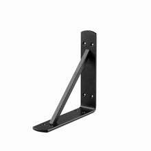 Load image into Gallery viewer, 2" Wide Metal Corbel Wall Bracket for Floating Wall Shelves, Open Kitchen Shelving, Countertop Supports, Floating Desk, Floating Bar, Mantel Bracket. 
