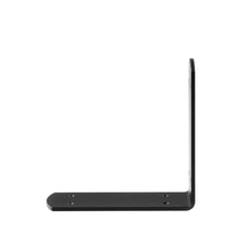 Load image into Gallery viewer, 3" Wide Metal Wrought Iron L Bracket.  Shelf bracket, floating wall shelf, open kitchen &amp; pantry shelving, bathroom shelves. 
